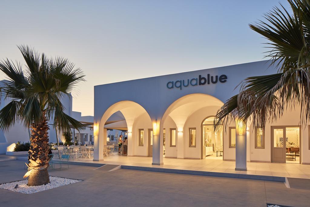 Aqua Blue Beach Hotel Perissa  Dış mekan fotoğraf